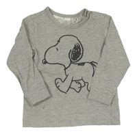 Šedé triko se Snoopym H&M