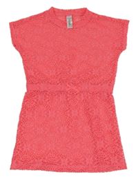 Neonově růžová perforovaná plážová tunika C&A