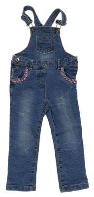 Modro-růžové laclové rifle Topomini