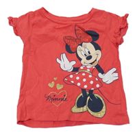Jahodové tričko s Minnie C&A