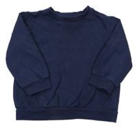 Tmavomodrá mikina H&M