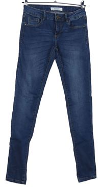 Dámské tmavomodré skinny rifle Promod 