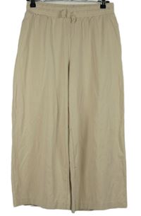 Dámské béžové culottes kalhoty Primark