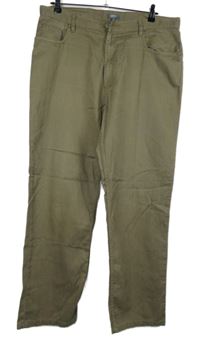 Pánské béžové manšestrové kalhoty EASY vel. 36/31