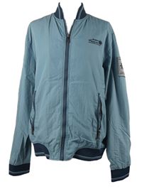 Pánský světlemodrý šusťákový jarní bomber Lee Cooper 