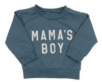 Tmavomodrá lehká mikina s nápisem