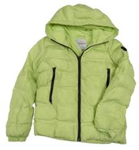 Neonově zelená šusťáková zimní bunda s kapucí Vingino