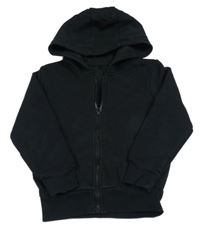 Černá propínací mikina s kapucí George