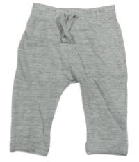 Světlešedé úpletové kalhoty George