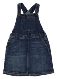 Tmavomodré riflové laclové šaty GAP