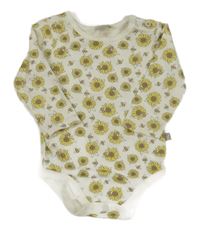 Bílé květinové body smile