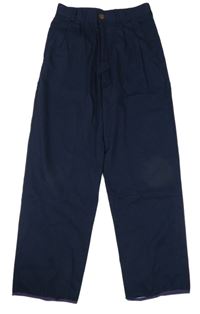 Tmavomodré chino kalhoty H&M