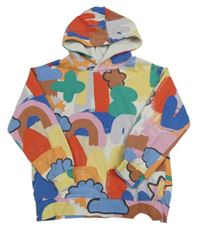 Barevná vzorovaná mikina s kapucí H&M