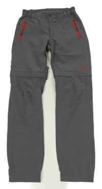 Šedé šusťákové outdoorové kalhoty CMP