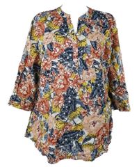 Dámská bílá halenka s květy Esmara