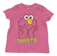 Růžové tričko - Sesame street 