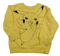 Okrová mikina s Pikachu H&M