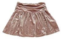 Starorůžová sametová sukně Zara