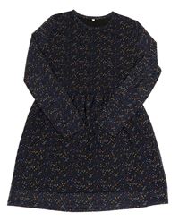 Černé tylové šaty s kytičkami Only