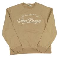 Béžová mikina s nápisem C&A