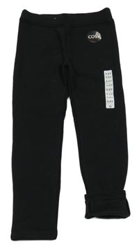 Nové - černé teplákové zateplené legíny St. Bernard