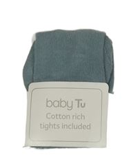 Nové - Zelenošedé punčocháče Tu