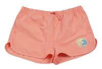 Růžové šusťákové kraťasy s palmou M&S