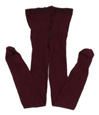 Vínové punčocháče H&M