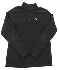 Tmavošedo-vzorovaná fleeová funkční mikina Dare 2B