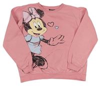 Růžová mikina s Minnií Disney