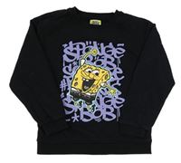 Černá mikina se Spongebobem 