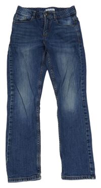 Tmavomodré slim rifle Kiabi