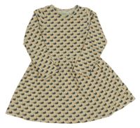 Béžové šaty s ptáčky Lily Balou