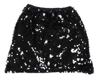 Nové - Černá sukně s flitry Dunnes