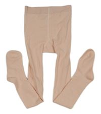 Broskvové punčocháče H&M