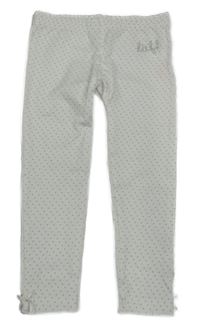 Bílé legíny s puntíky Lief