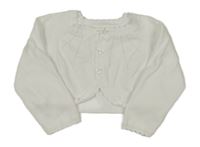 Bílé svetrové bolerko George 