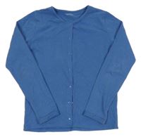 Modrá propínací mikina Vertbaudet