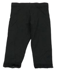 Černé capri legíny s krajkou Name it