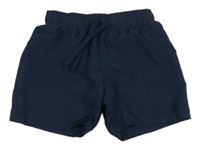 Tmavomodré plážové kraťasy 