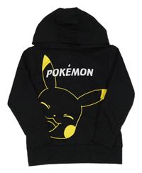 Černá mikina s Pokémonem a kapucí 