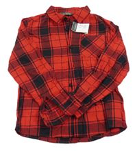 Nová - červeno-černá kostkovaná košile PRIMARK