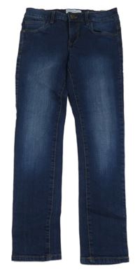 Tmavomodré skinny rifle C&A