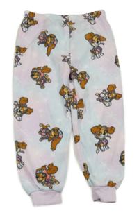 Světlemodro/růžové fleecové pyžamové kalhoty s PAW PATROL - Skye PRIMARK