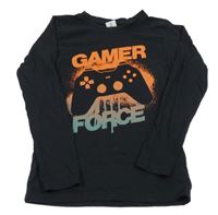 Černé triko s ovladačem Chapter Young