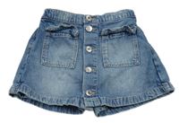 Modré riflové kraťasy se sukní H&M