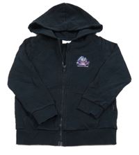 Tmavomodrá propínací mikina s příšerkou a kapucí name it.