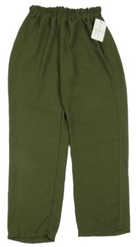 Nové - Khaki lehké kalhoty
