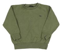 Khaki mikina s dinosaurem Next