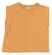 Oranžový crop top Zara